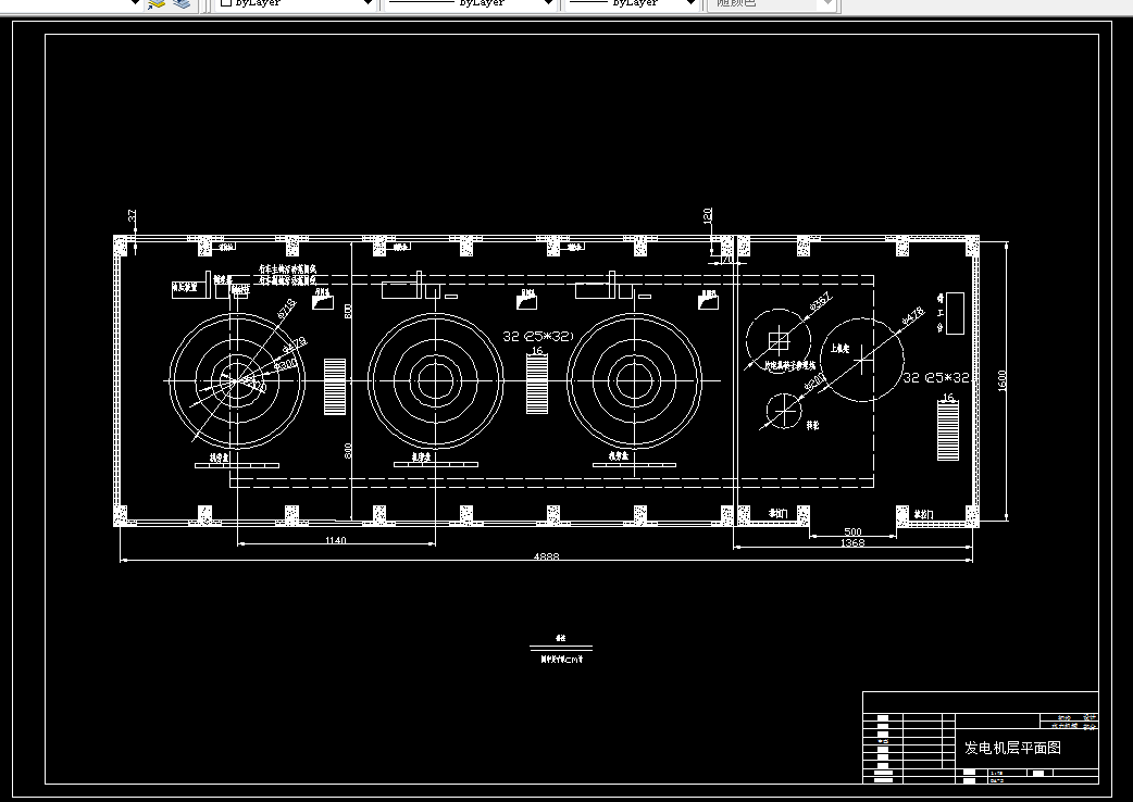 Z1728-某水电站水轮机选型辅助系统及厂房布置设计