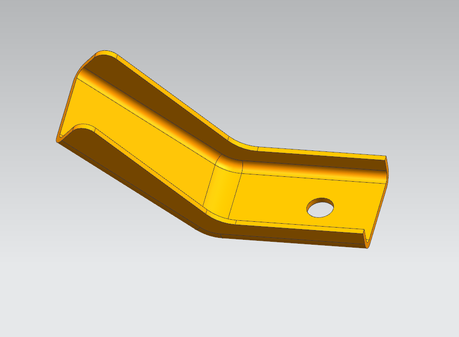 Z1126-汽车离合器踏板安装支架成形工艺及模具设计[含UG三维图]