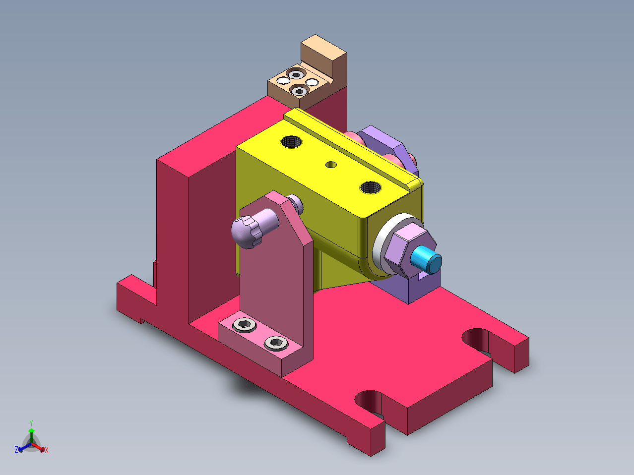 K1927-拨叉[831003]工艺及及铣72台面夹具设计[含SW三维图]