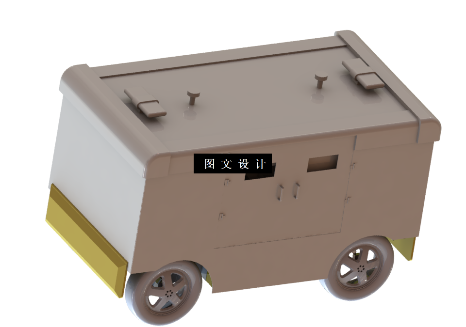 N4081-智能快递车的结构设计【含SW三维图】