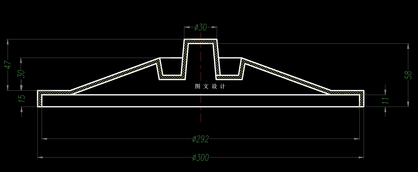 N4267-桶盖注塑模设计-长300