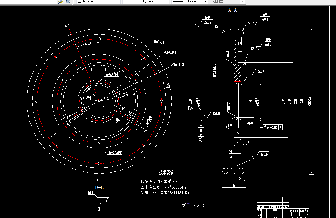Z1944-轮副加工工艺及钻8-φ7孔夹具设计
