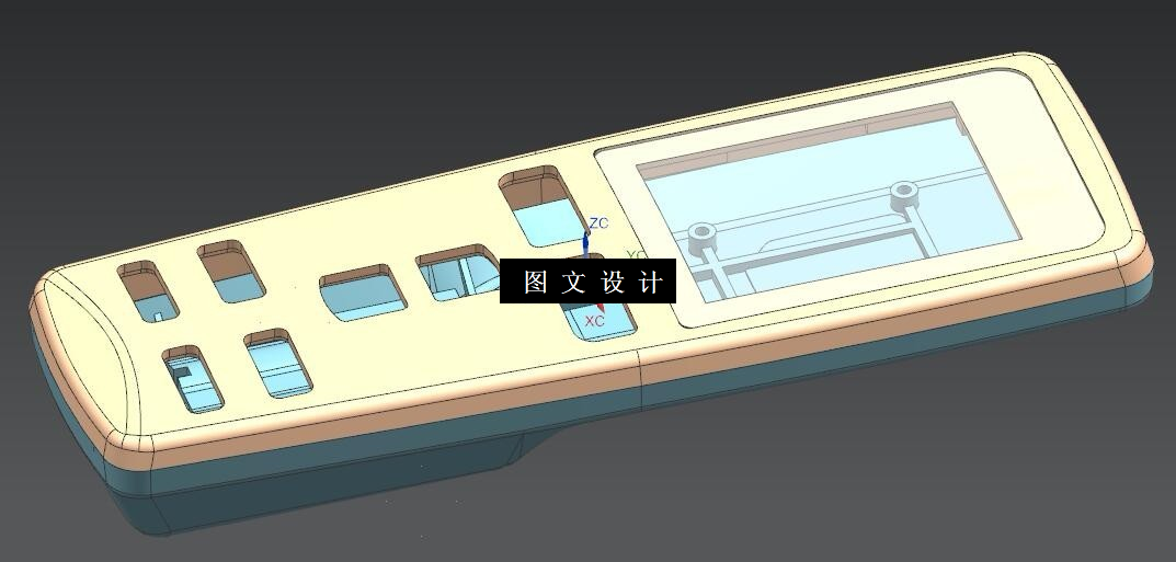 N4366-空调遥控器建模及模具设计及模流分析【含UG三维图】