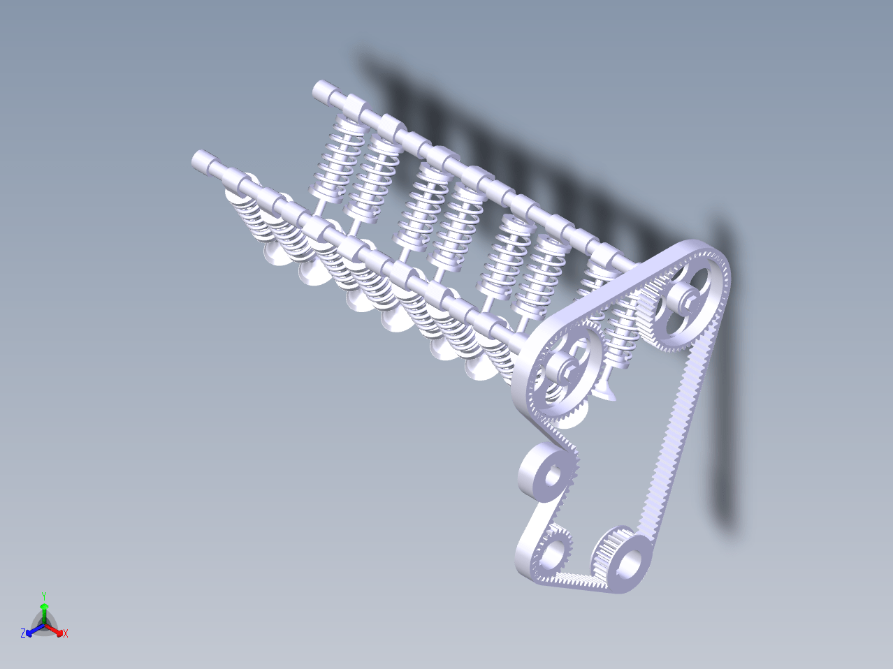 N5008-齿形带传动配气机构设计【含Catia三维图】