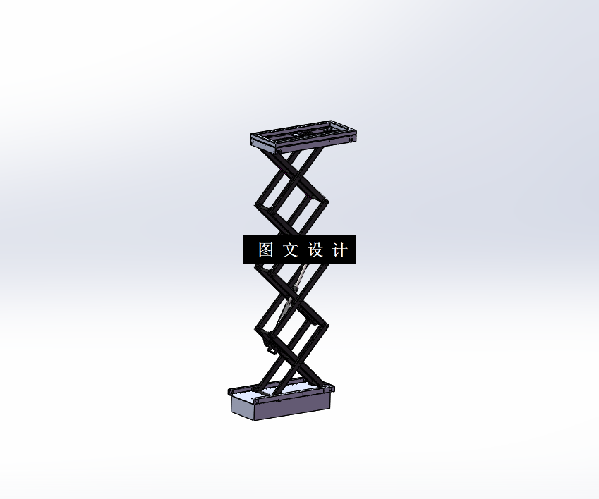 N5511-空间剪叉机构设计与分析【含SW三维图】