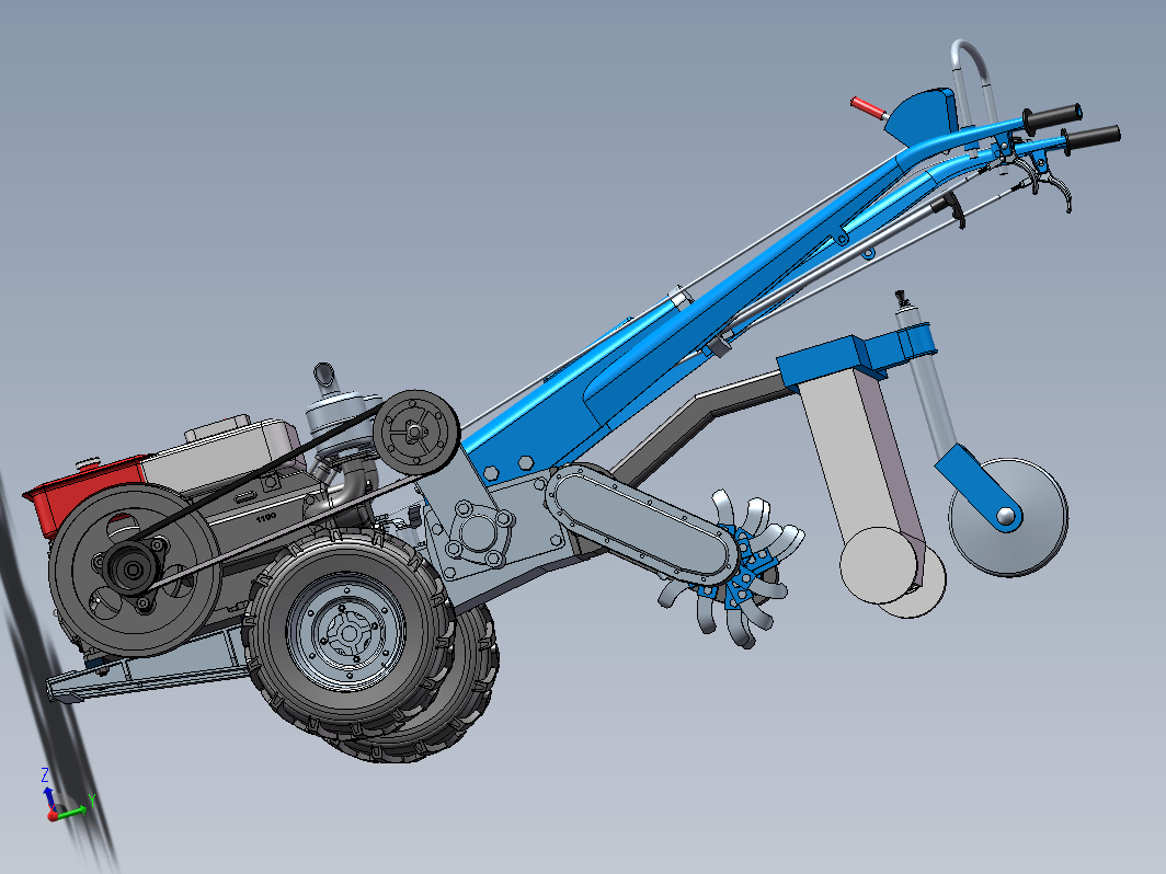 N5532-自走式开沟施肥机设计【含SW三维图】