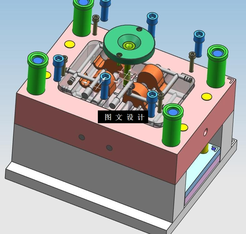 N5728-象鼻盖注塑模设计【含UG三维图】