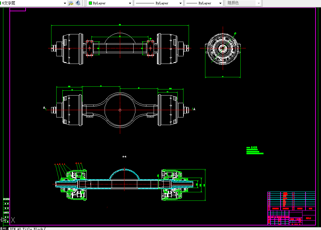 Z2056-某纯电动专用车电驱动桥壳设计