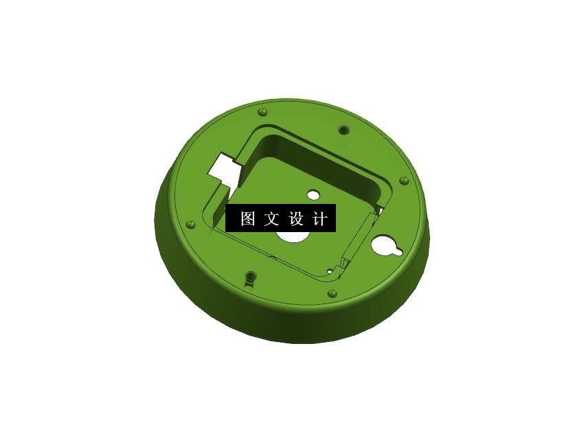 N6050-石英钟后壳注塑模具设计-含模流【含UG三维图】