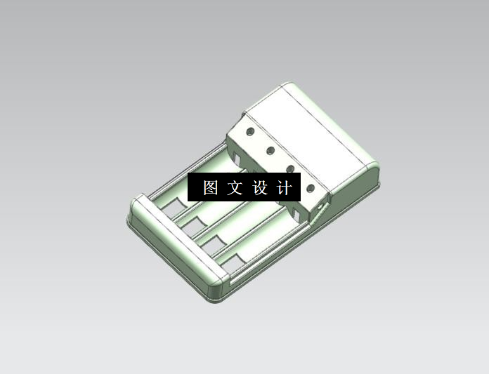 N6068-五号电池充电器外壳注塑模具设计-含模流【含UG三维图】