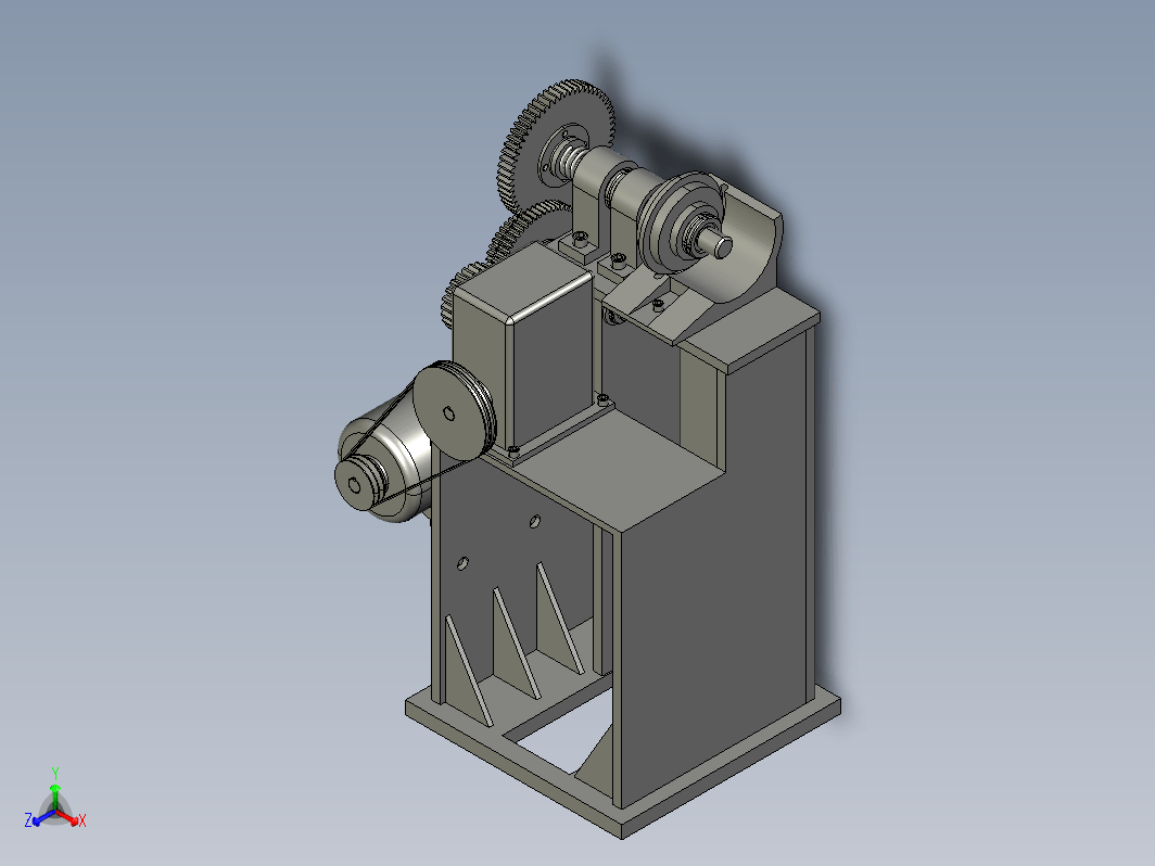N6153-立式卷边机结构设计及建模【含UG三维图】