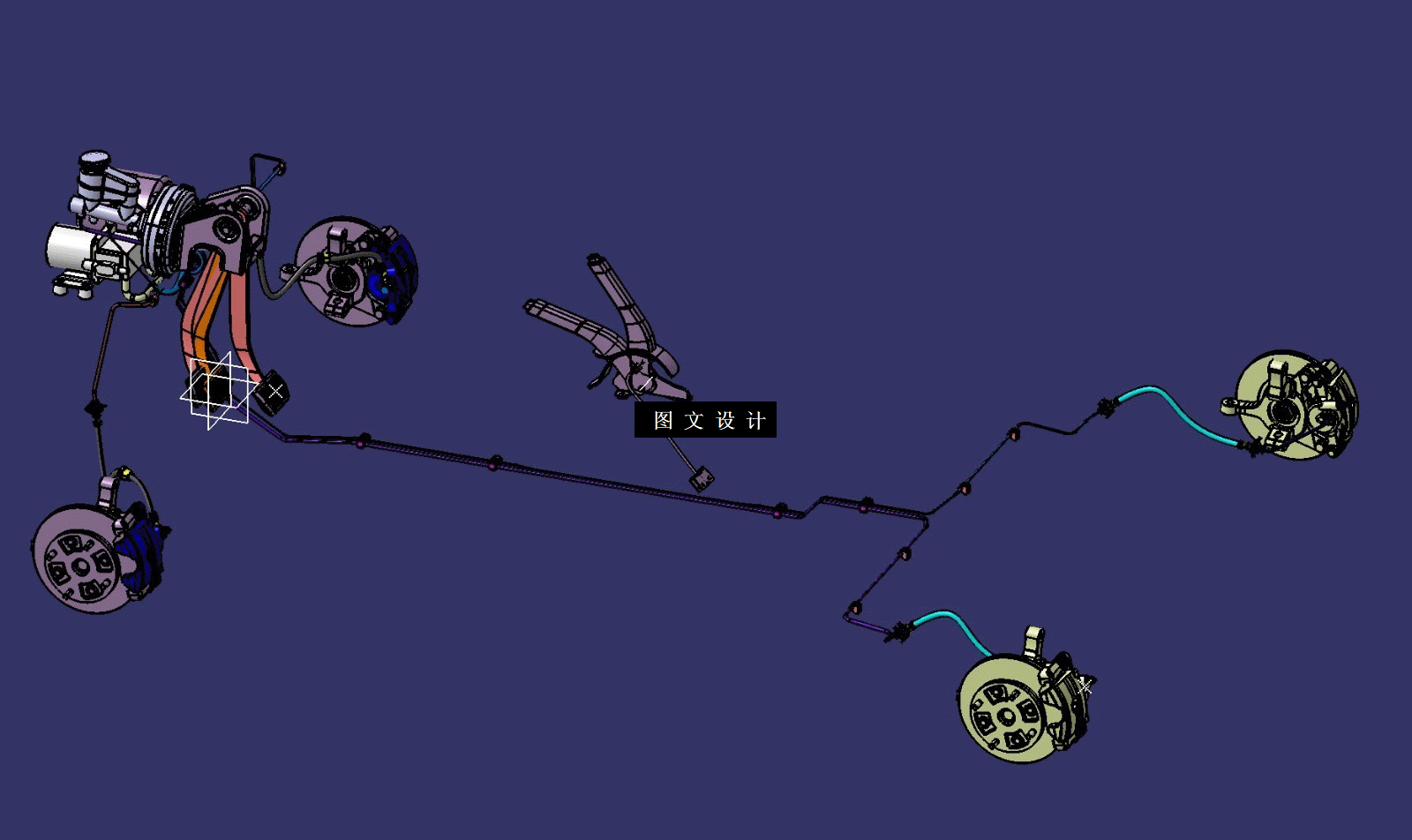 N6157-微型电动汽车制动系统设计【含Catia三维图】