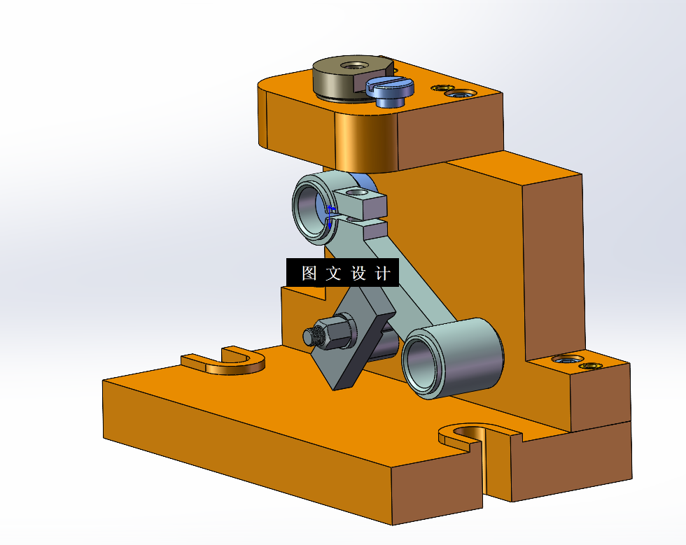 N6165-小连杆钻侧面孔夹具设计【含UG三维图】