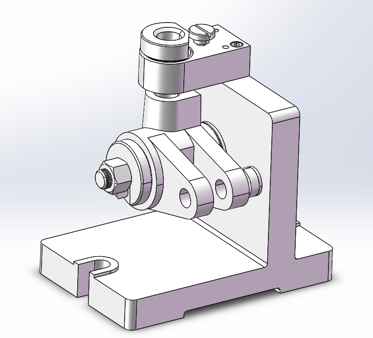 N6212-手柄座铣槽及钻孔夹具设计【含SW三维图】