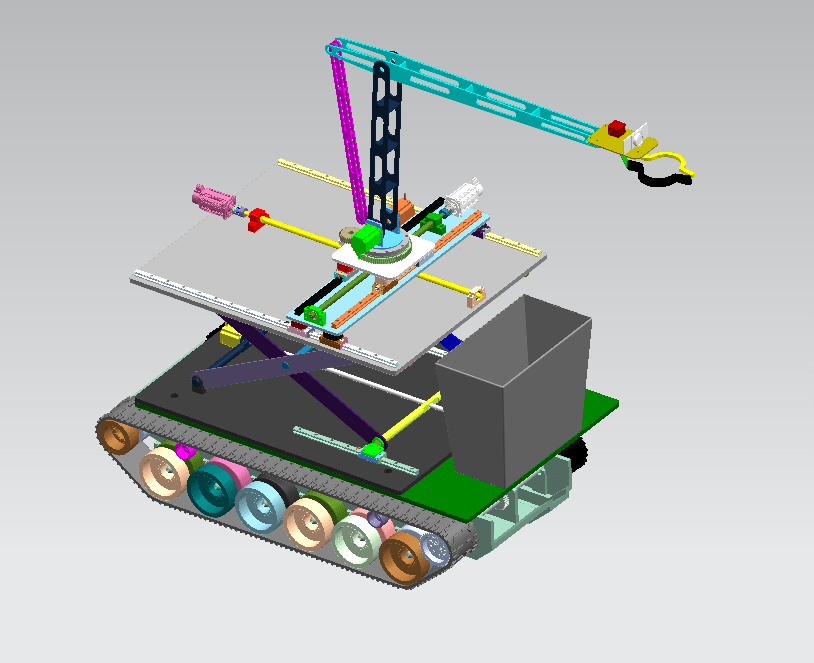 N6519-茶叶采摘机器人机械结构设计【含SW三维图】