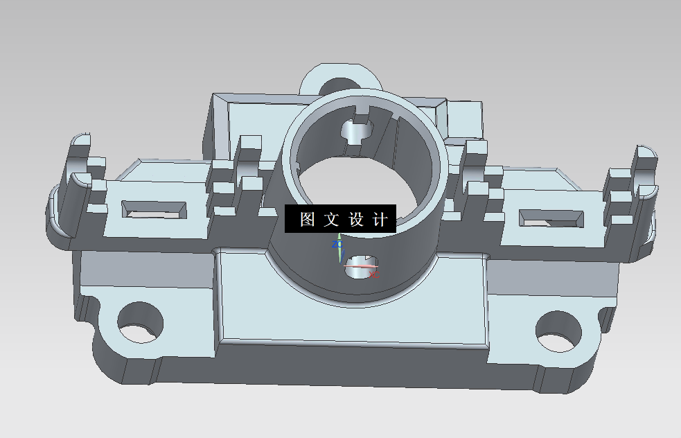 N6535-导光板支撑支架注塑模具设计【含UG三维图】