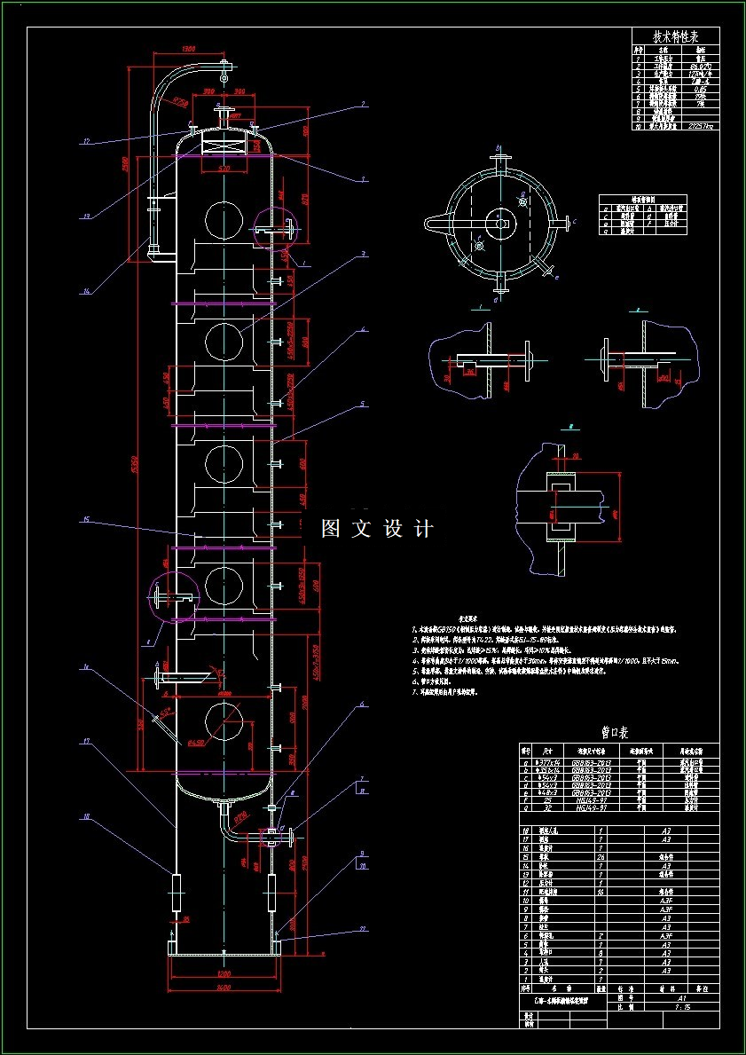 N6603-筛板精馏塔设计